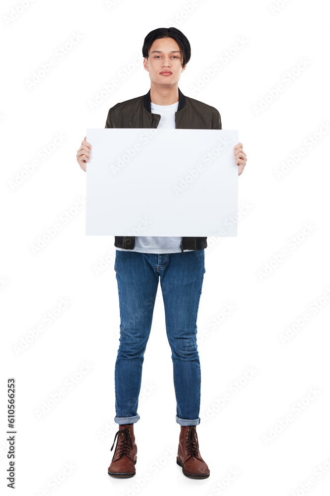 Isolated asian man, portrait and paper poster for mock up, space and review by transparent png background. Young Japanese guy, billboard and mockup with vote, opinion and gen z student fashion Isolated asian man, portrait and paper poster for mock up, space and review by transparent png background. Young Japanese guy, billboard and mockup with vote, opinion and gen z student fashion
