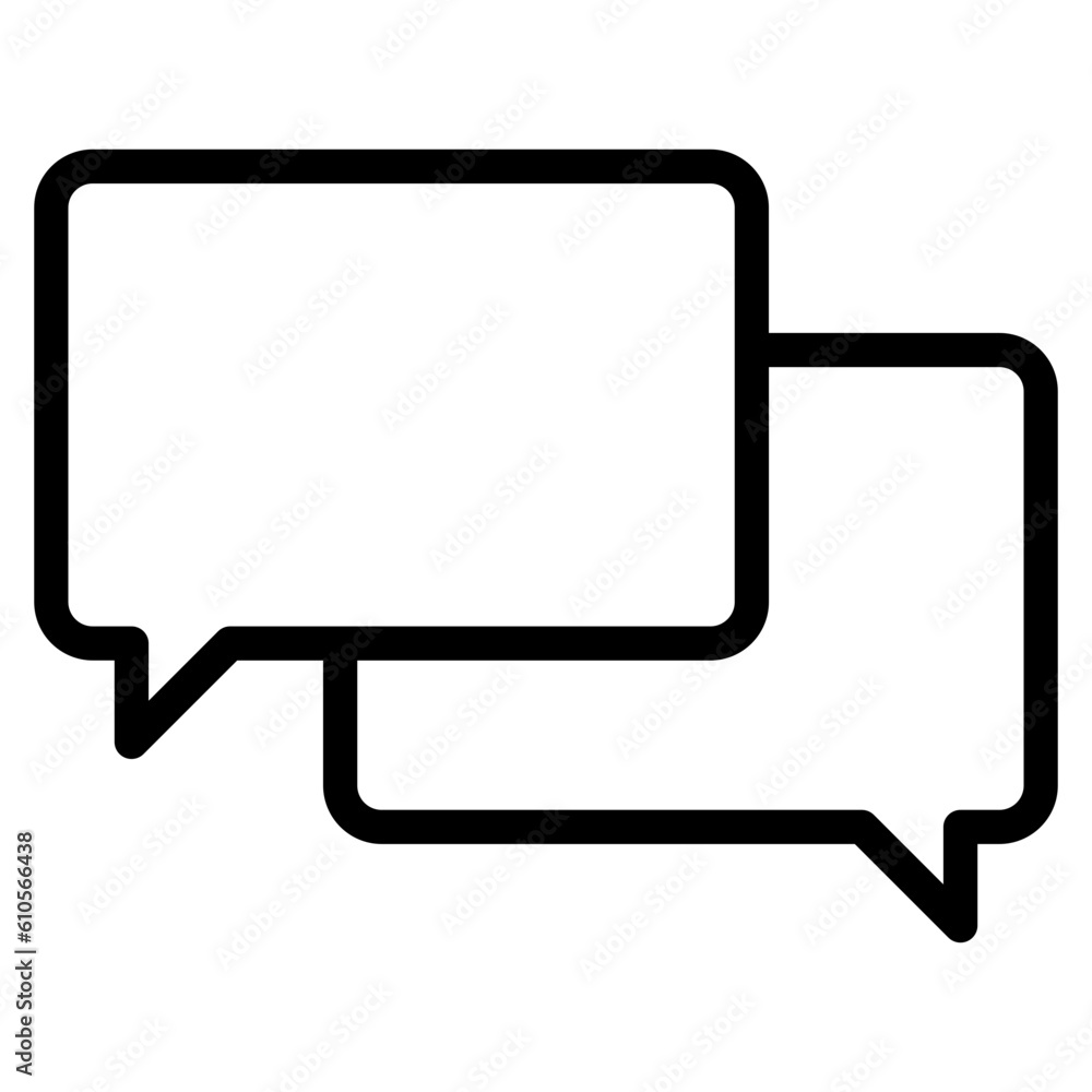 Naklejka premium speech bubble, chat icon