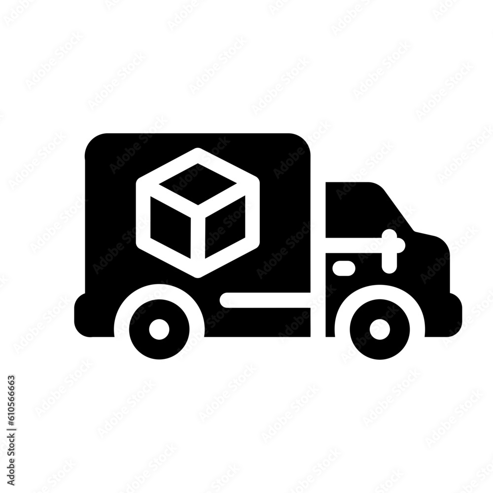 delivery truck Solid icon