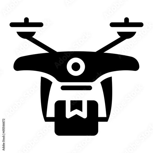 drone delivery Solid icon