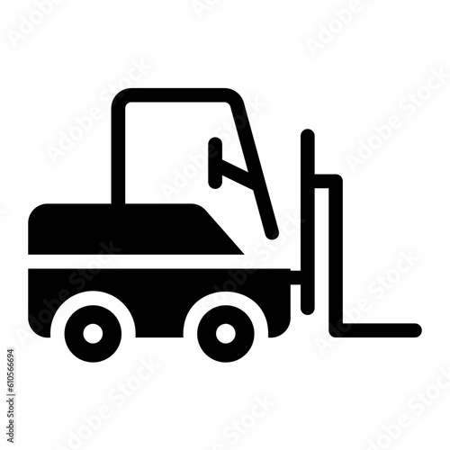 forklift Solid icon