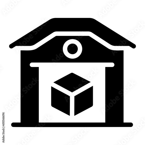warehosue Solid icon