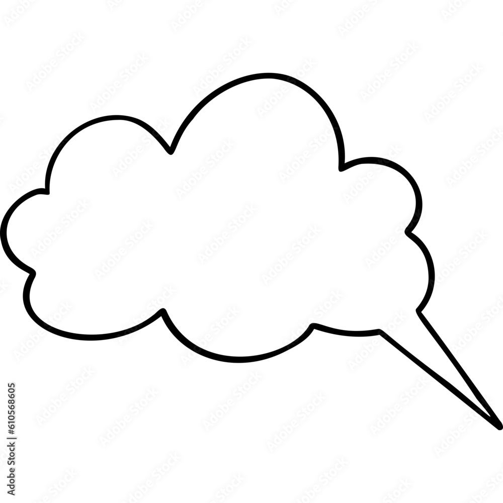 Cloud Speech Bubble Cloud Speech Bubble