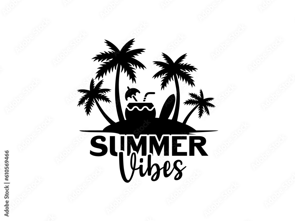 Summer And Beach SVG Design