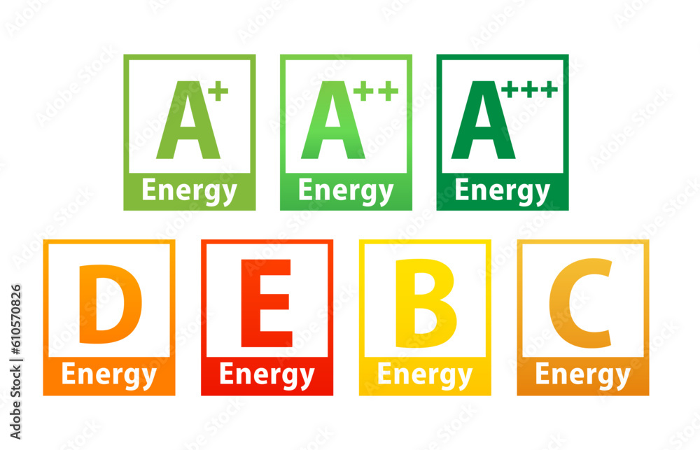 Energy efficient house concept with classification graph sign Energy efficient house concept with classification graph sign
