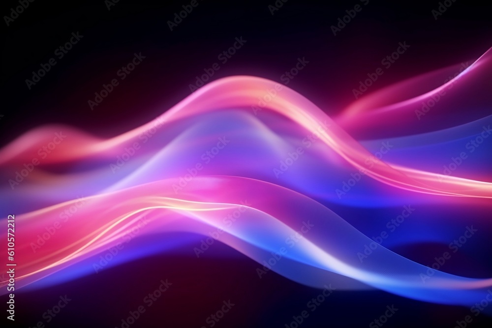 Abstract futuristic background with pink blue glowing neon moving wave lines. Digital art Abstract futuristic background with pink blue glowing neon moving wave lines. Digital art