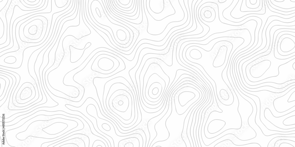 Seamless pattern with lines Topographic map. Geographic mountain relief. Abstract lines background. Contour maps. Vector illustration, Topo contour map on white background, Topographic contour lines.