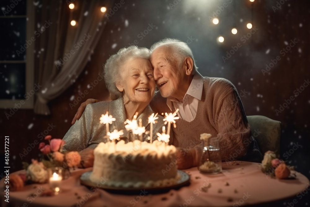 Smiling older couple hugging and kissing standing at home. Happy senior adult classy husband and wife embracing, bonding, and enjoying each other Smiling older couple hugging and kissing standing at home. Happy senior adult classy husband and wife embracing, bonding, and enjoying each other