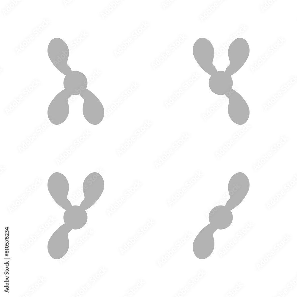 x chromosome icon on a white background, vector illustration x chromosome icon on a white background, vector illustration