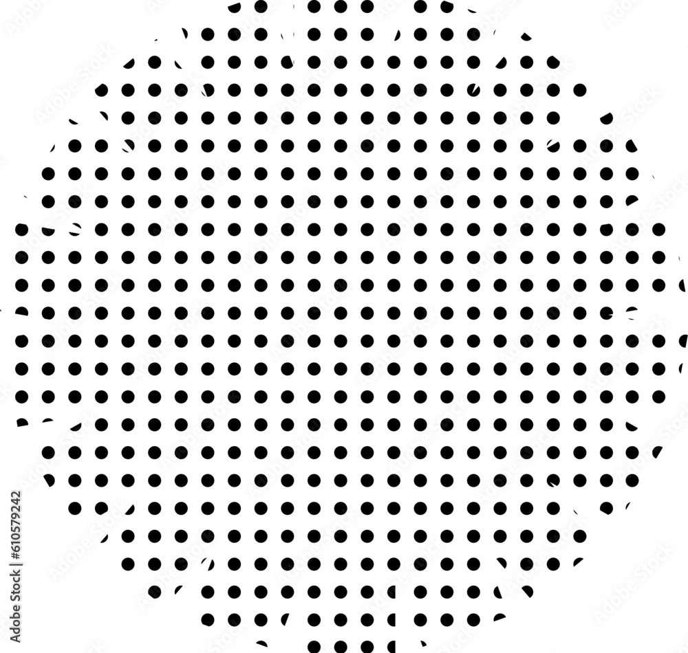 Trendy vector minimalist geometric basic dots flower element. Shape abstract figure bauhaus form. Retro style texture illustration. Modern design poster, cover, card design