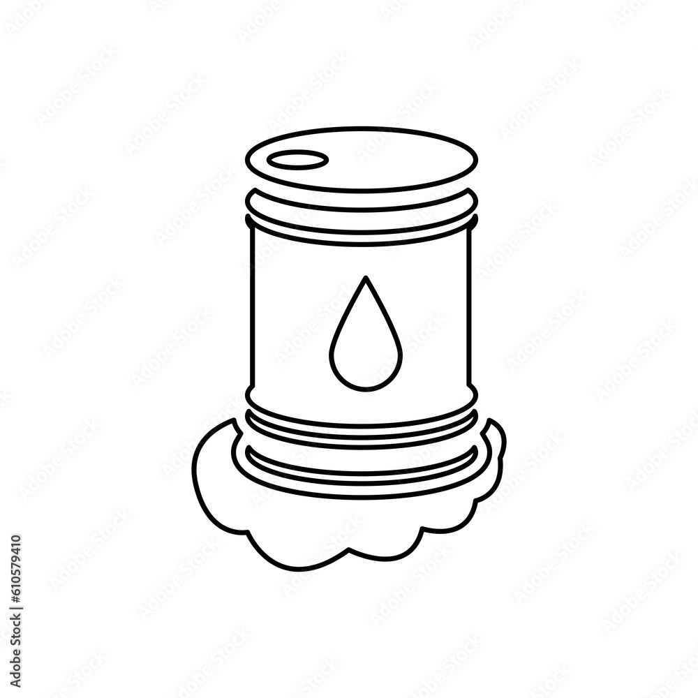 oil barrel icon on a white background, vector illustration oil barrel icon on a white background, vector illustration