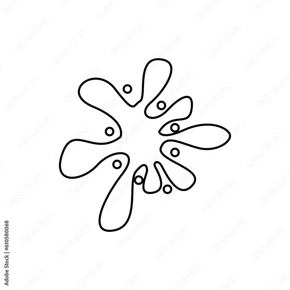 puddle icon on a white background, vector illustration puddle icon on a white background, vector illustration