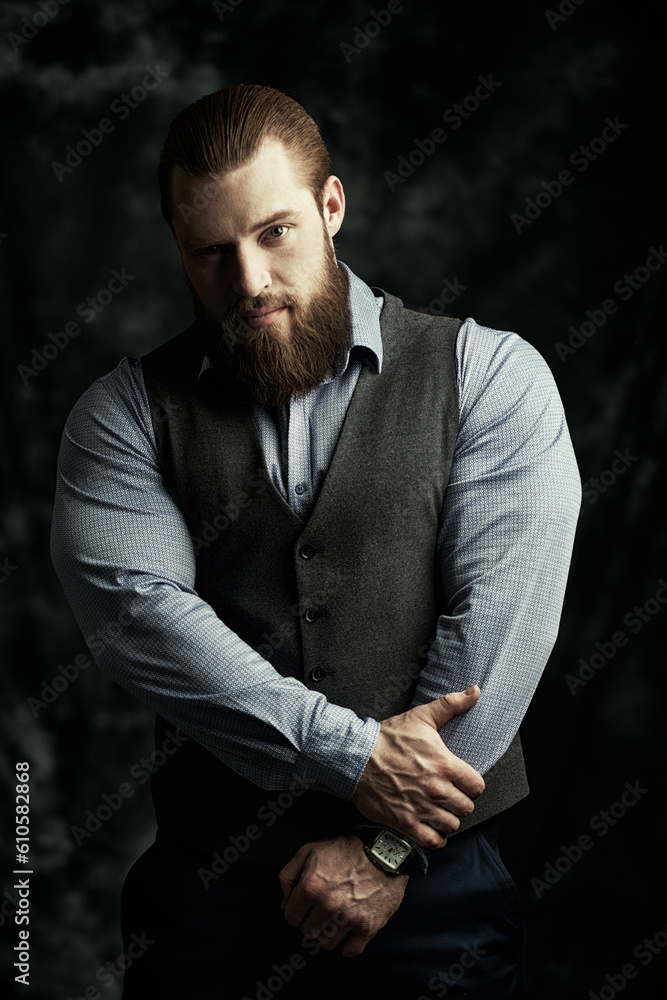Fototapeta premium successful strong man