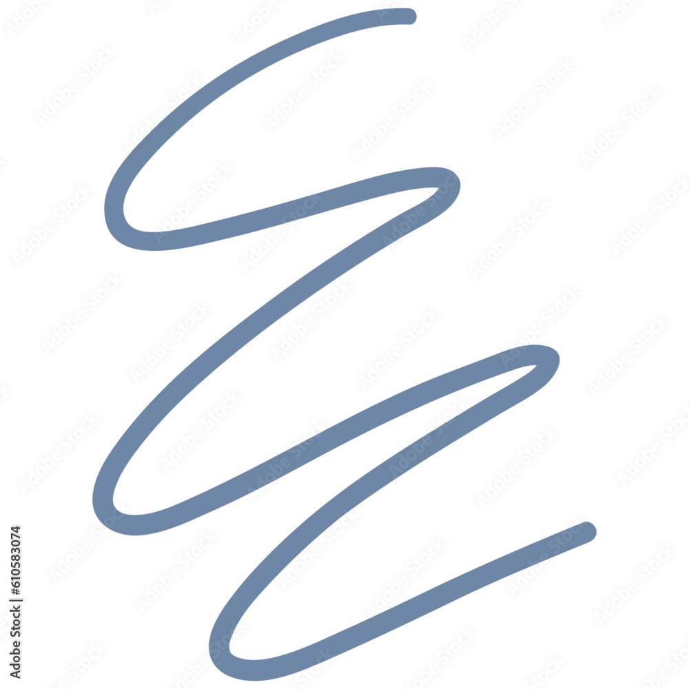 Hand drawn scribble line Hand drawn scribble line