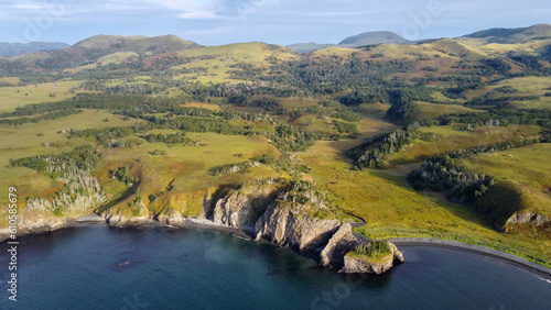 In the Unnamed bay on island of Shikotan, Kuril Islands. photo