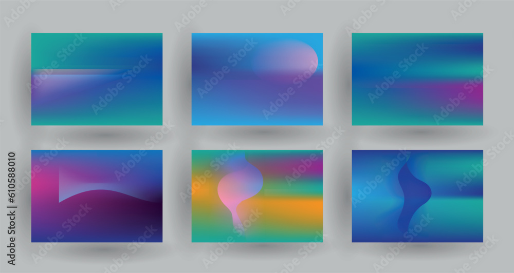 Obraz premium Geometric pattern background texture for brochure cover design. gradient color gradient banner template. Abstract vector wave shape for presentation templates 