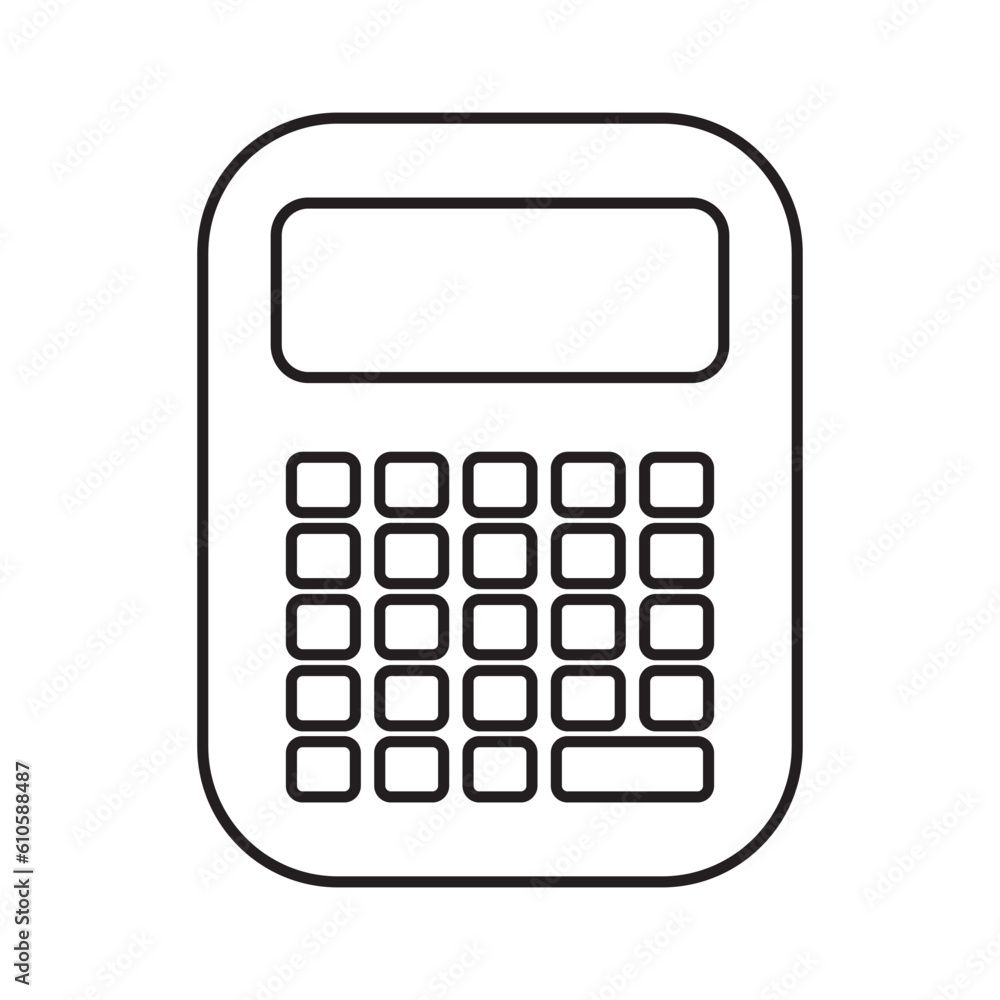 calculator icon vector calculator icon vector