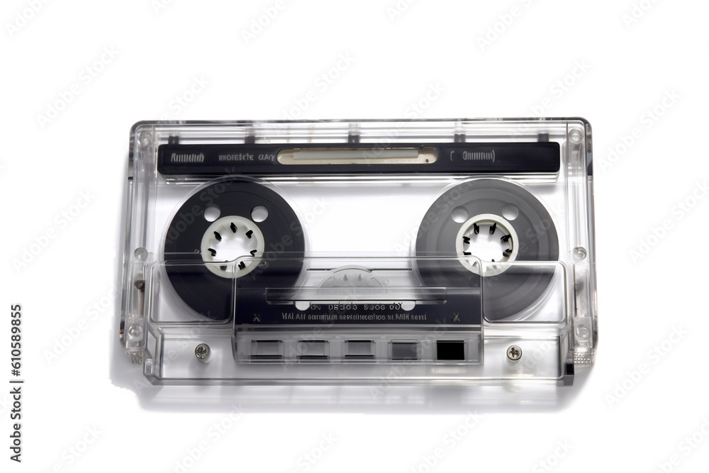 Fototapeta premium Audio cassette isolated 