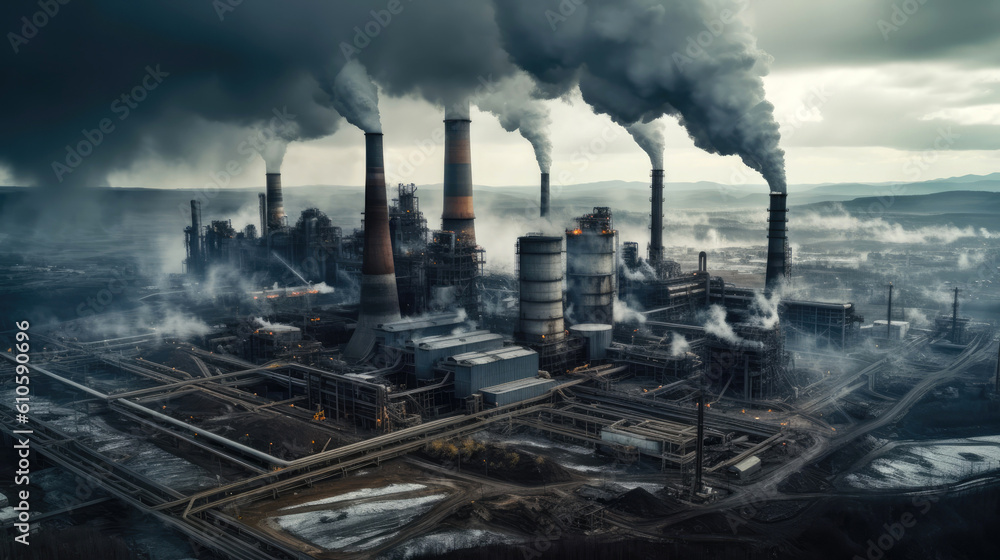 Heavy industry pollutes the environment with the emission of toxic fumes and fine particles. Generative AI