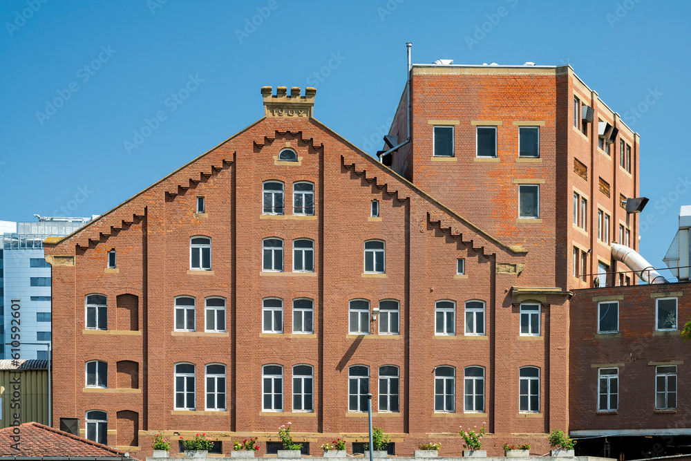 Fototapeta premium Industriegbäude in Heilbronn
