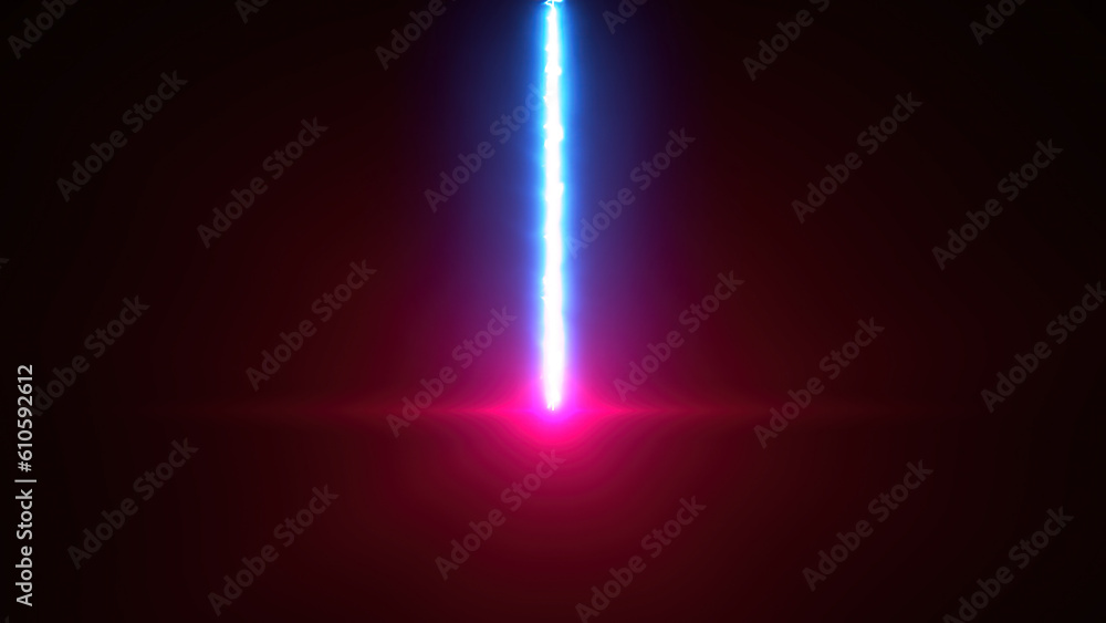 Abstract laser beam