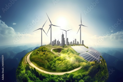 Alternative energy sources and energy efficiency. Generative AI