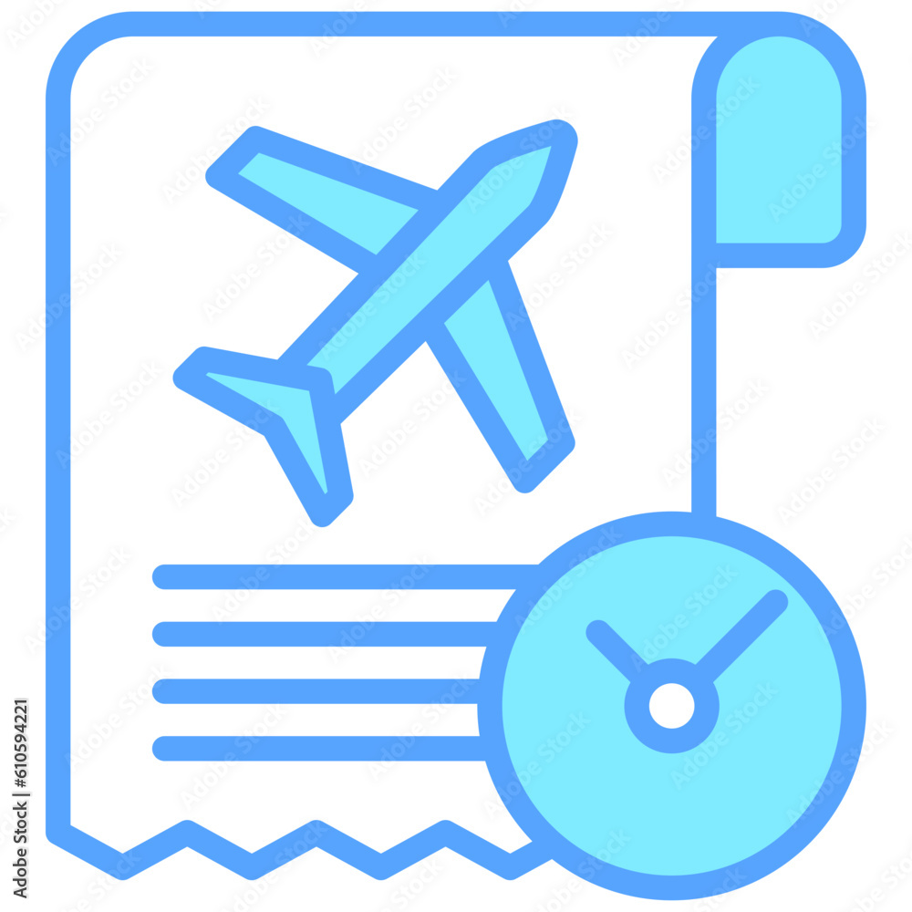 ticket icons, are often used in design, websites, or applications, banner, flyer to convey specific concepts related to vacations or tourism.