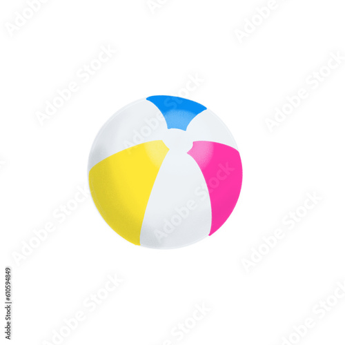beach ball isolated on white