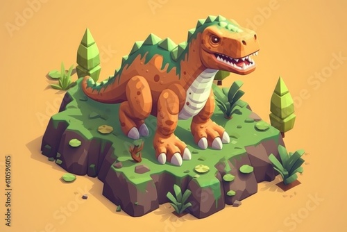 Isometric dinosaur illustrations have captivated the imaginations of both dinosaur enthusiasts and art lovers alike. These unique artworks bring prehistoric creatures to life.