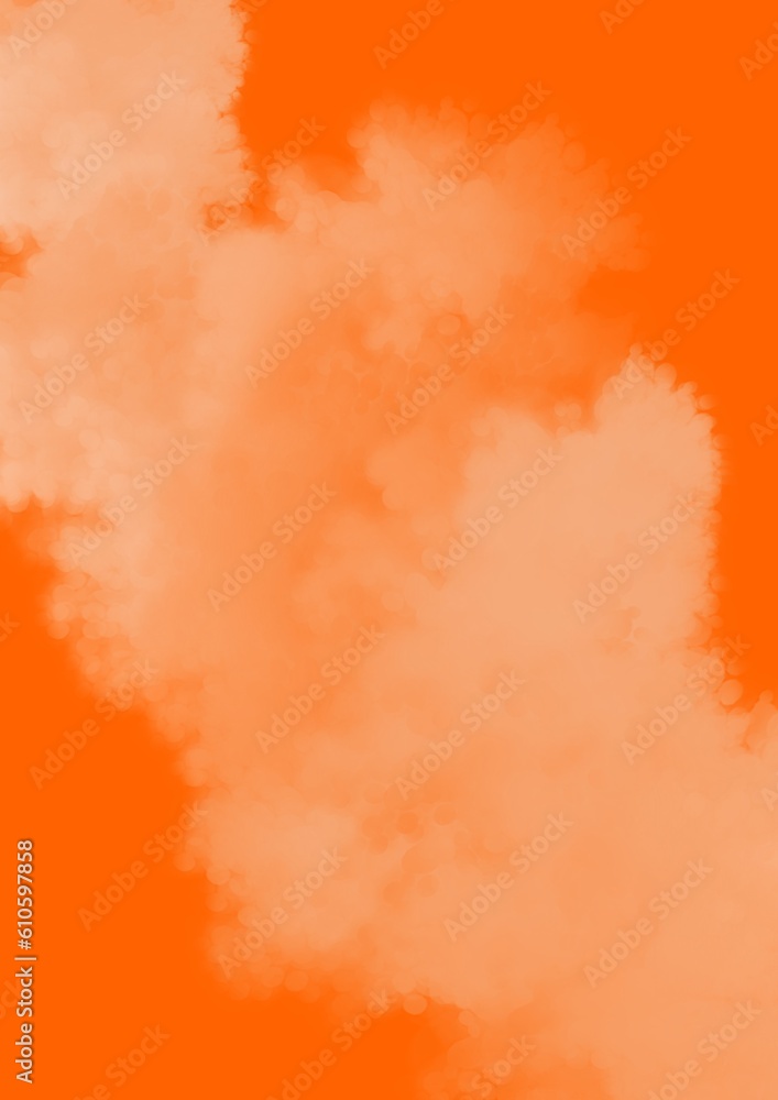 abstract orange background for design with haze