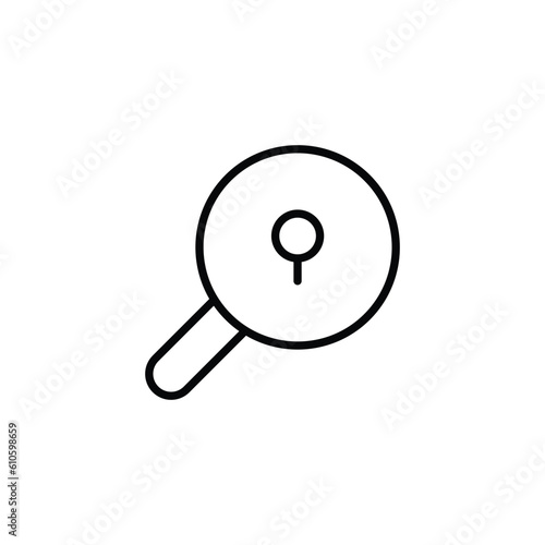 Lock icon design with white background stock illustration