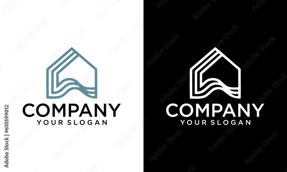 Lake House Logo Design Vector, river house hipster vintage logo vector icon illustration Lake House Logo Design Vector, river house hipster vintage logo vector icon illustration
