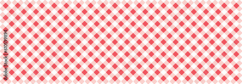 red fabric pattern texture - vector textile background for your design	