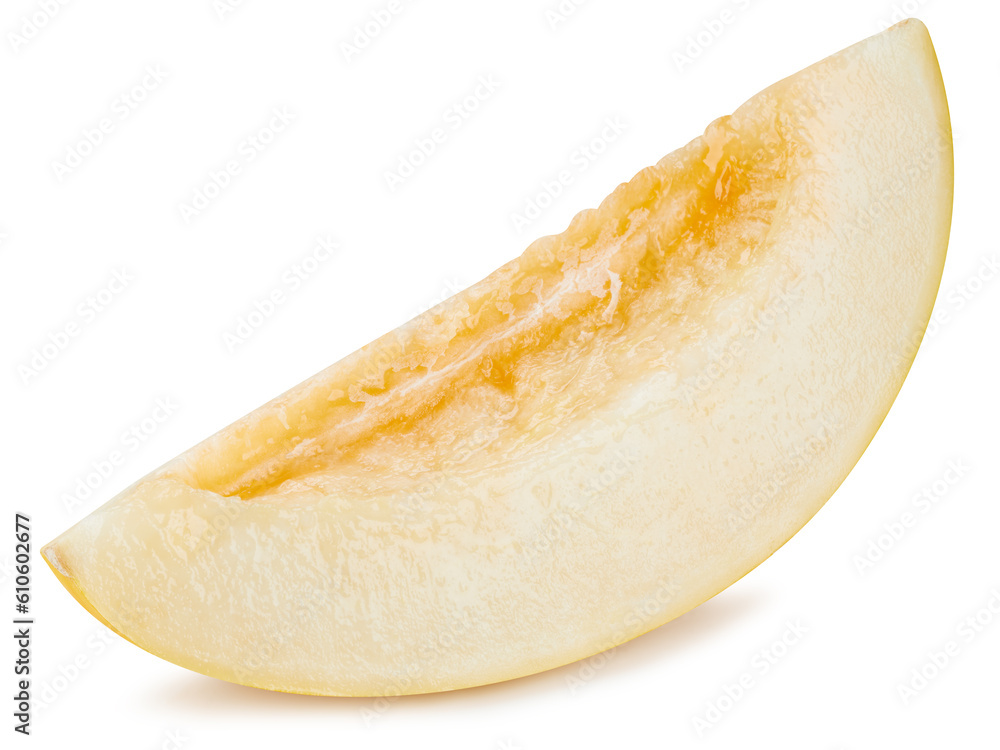 Yellow melon isolated on white Yellow melon isolated on white