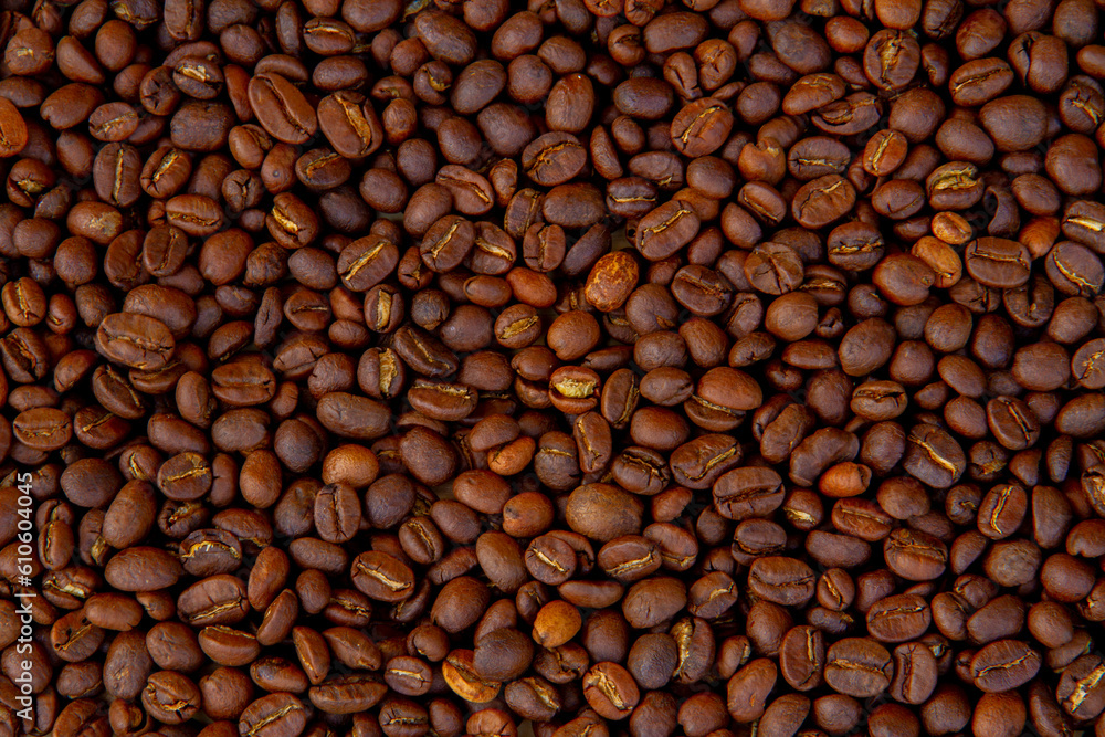 coffee beans close-up, background coffee beans close-up, background