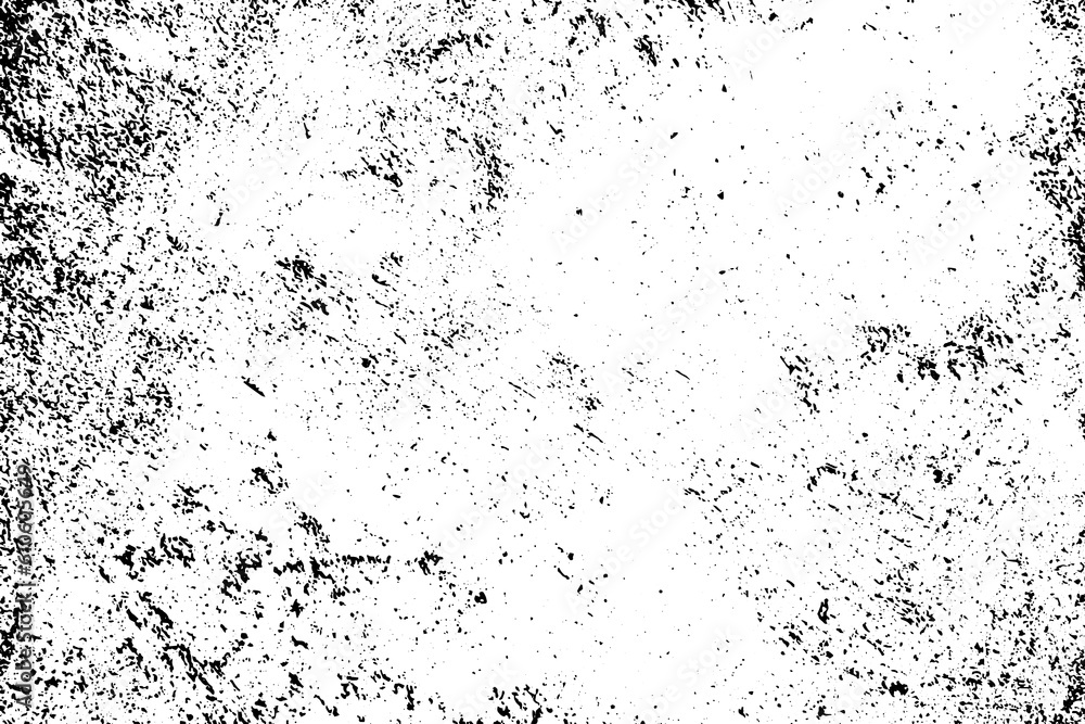 Vector grunge abstract black texture on white background.