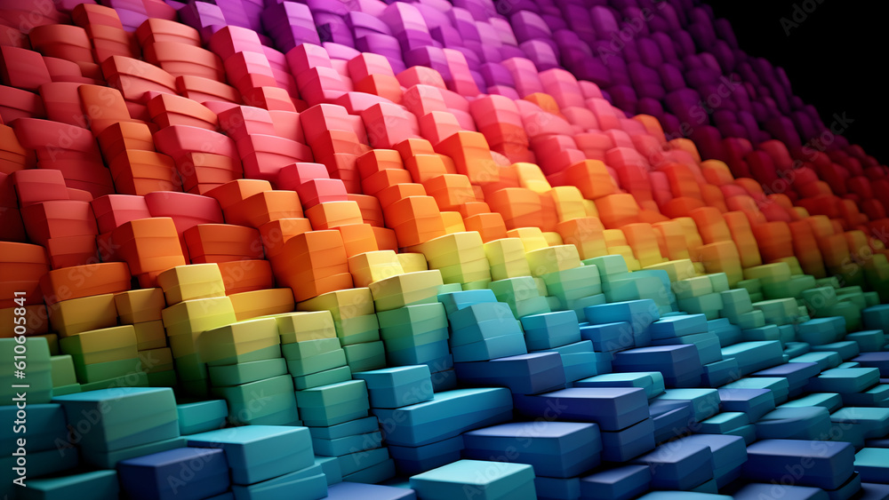Obraz premium abstract colorful wallpaper, generative ai