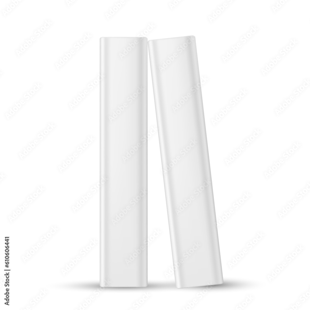 Vector mockup or closeup for two book spines. Vector mockup or closeup for two book spines.