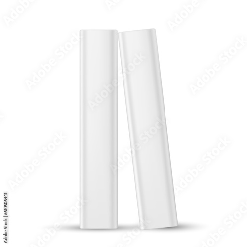 Vector mockup or closeup for two book spines.