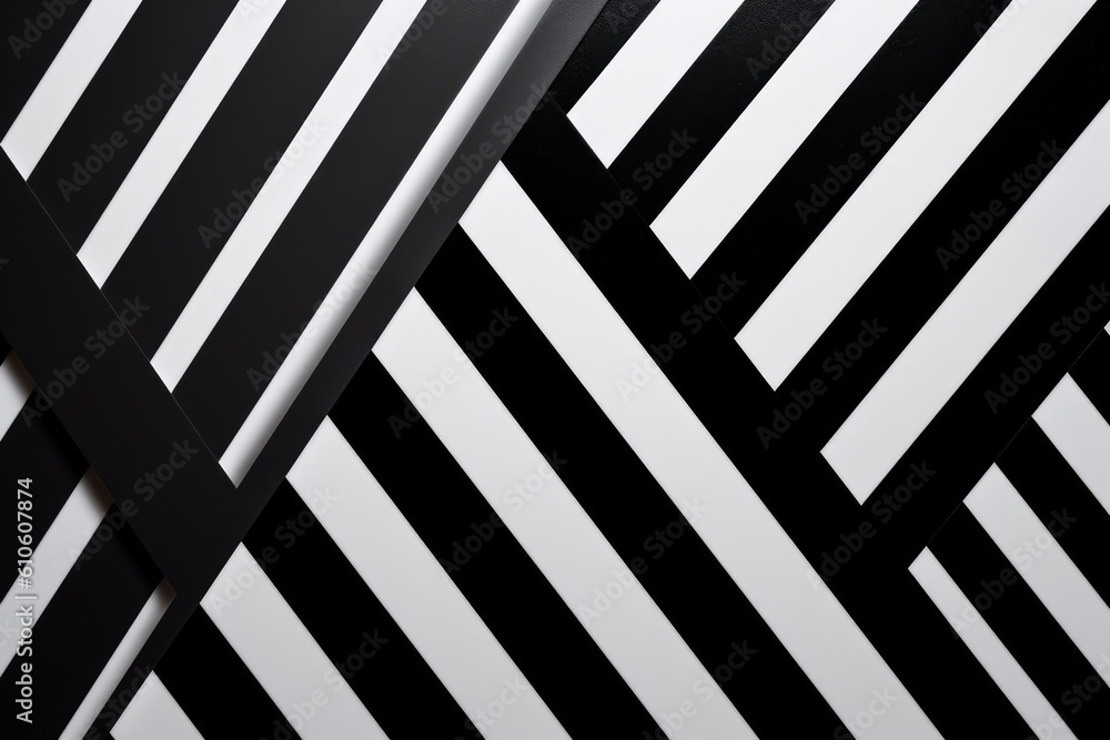 Abstract black and white background, Generative ai Abstract black and white background, Generative ai
