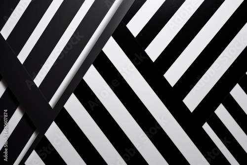 Abstract black and white background, Generative ai