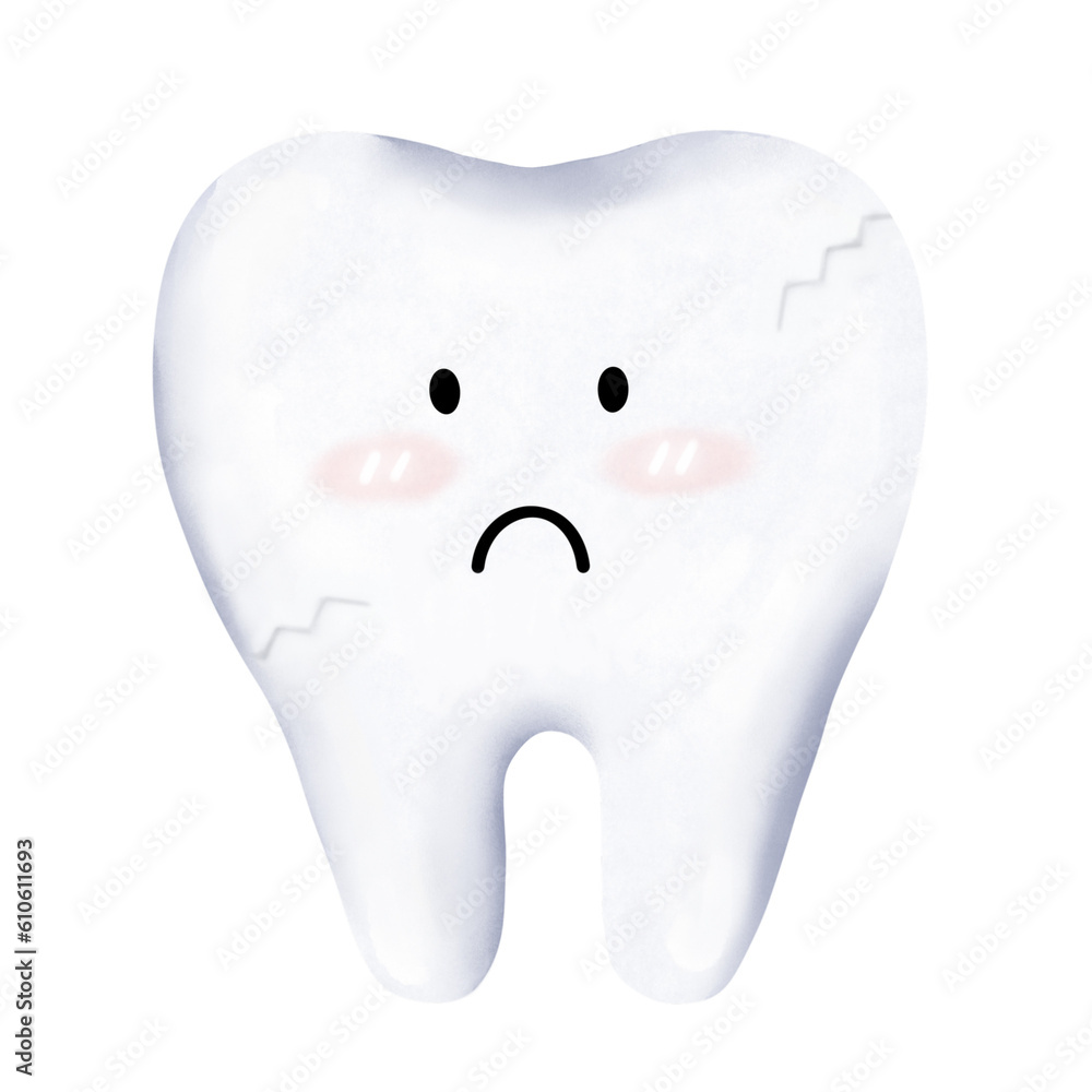Bad tooth cartoon Bad tooth cartoon
