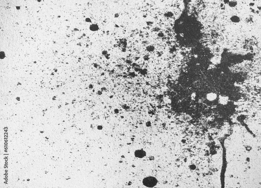 Obraz premium black grunge ink splash and drops wallpaper