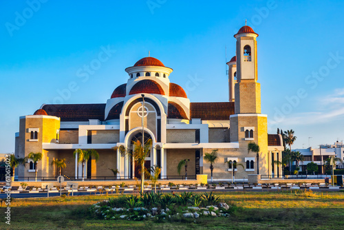 Greek Orthodox church in Cyprus . Saint George Kontos in Larnaca Cyprus photo