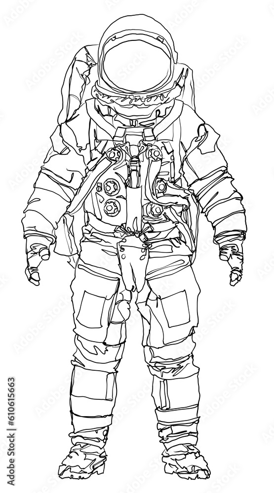 Astronaut Line Drawing Spaceman Hand Drawn Graphic Retro Illustration Overlay Layer Illustration Astronaut Line Drawing Spaceman Hand Drawn Graphic Retro Illustration Overlay Layer Illustration