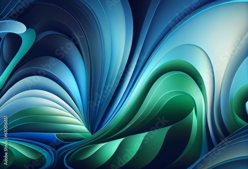 Amazing abstract background with a flowing organic design, Generative ai