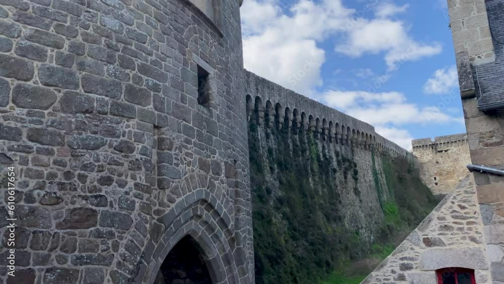 Video of the Jerzual Gate from the outer fortifications of Dinan, France Video of the Jerzual Gate from the outer fortifications of Dinan, France