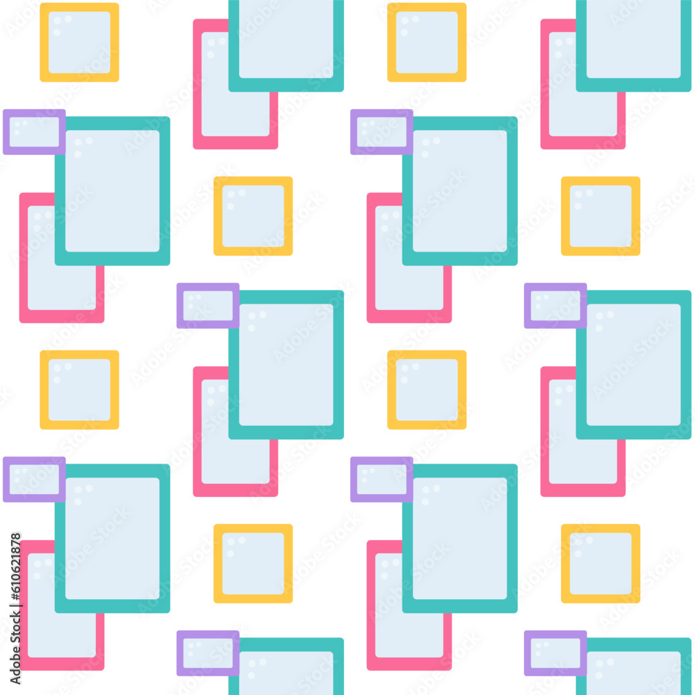 photo frame pictures abstract square pattern color