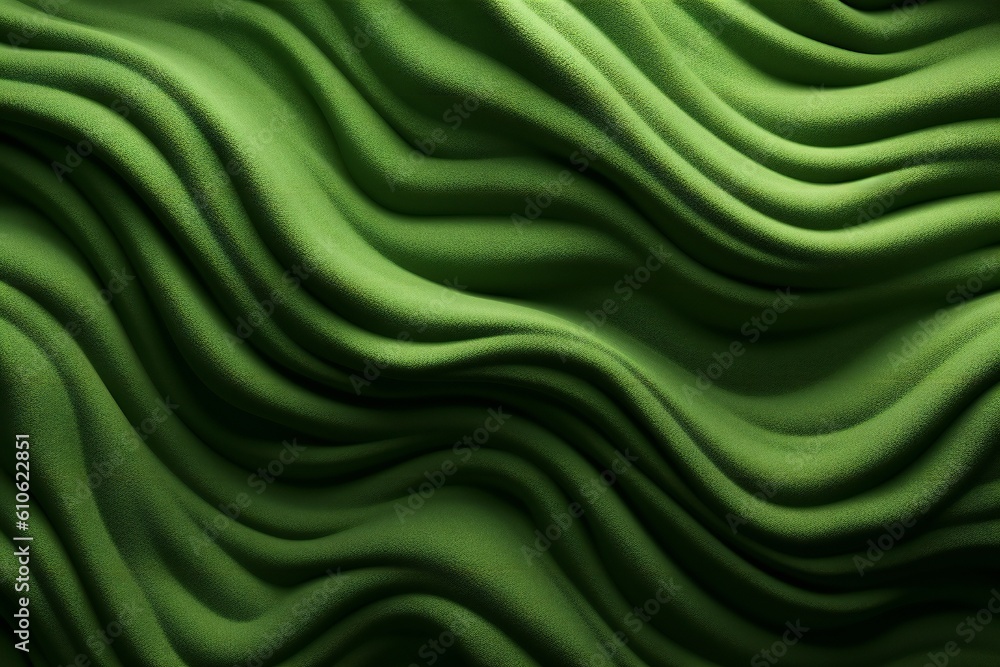 Soft wave elegant nature green texture Generative AI Soft wave elegant nature green texture Generative AI