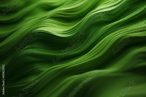 Soft wave elegant nature green texture Generative AI